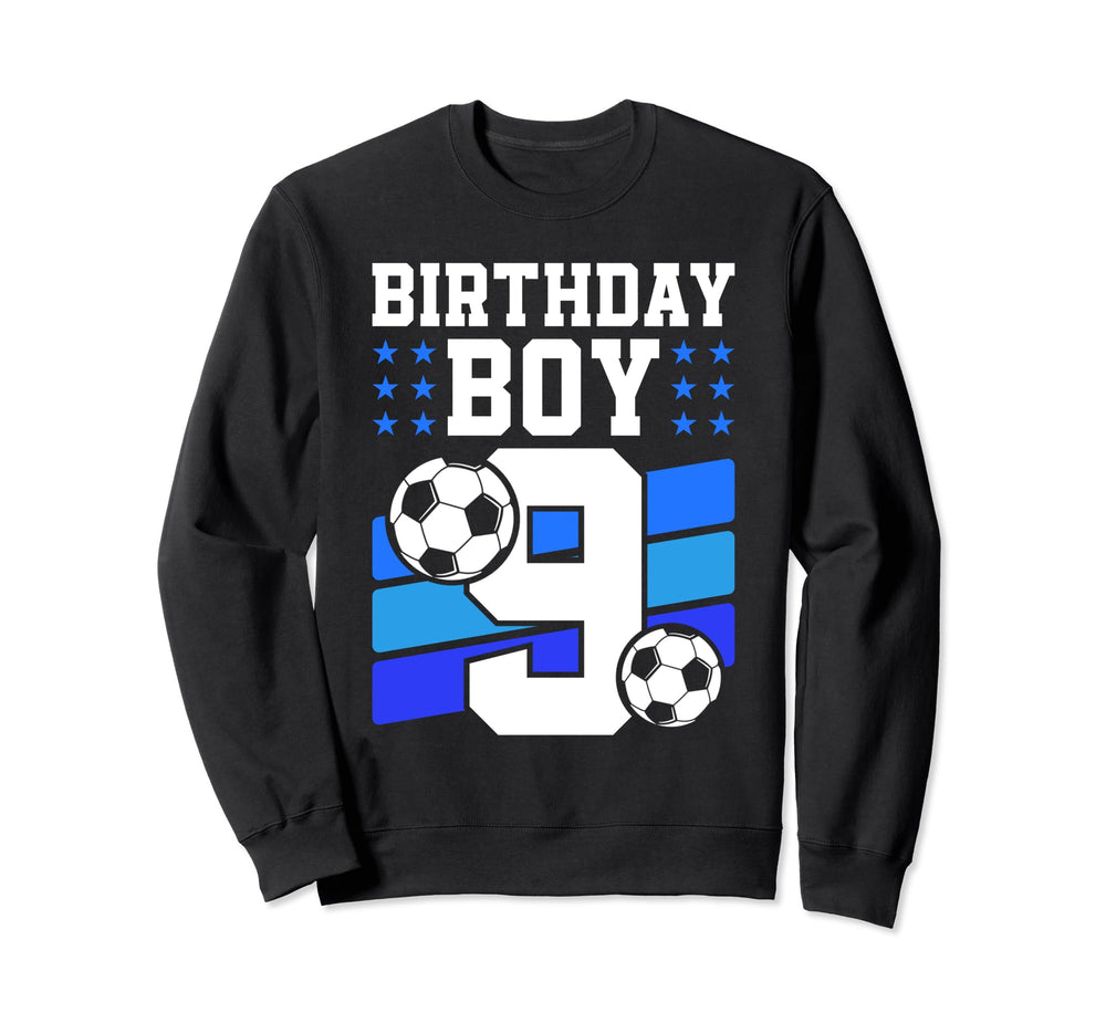 9 Years Old 9Th Birthday Gift Bday Sweatshirt - Aesthetic Graphic Unisex
