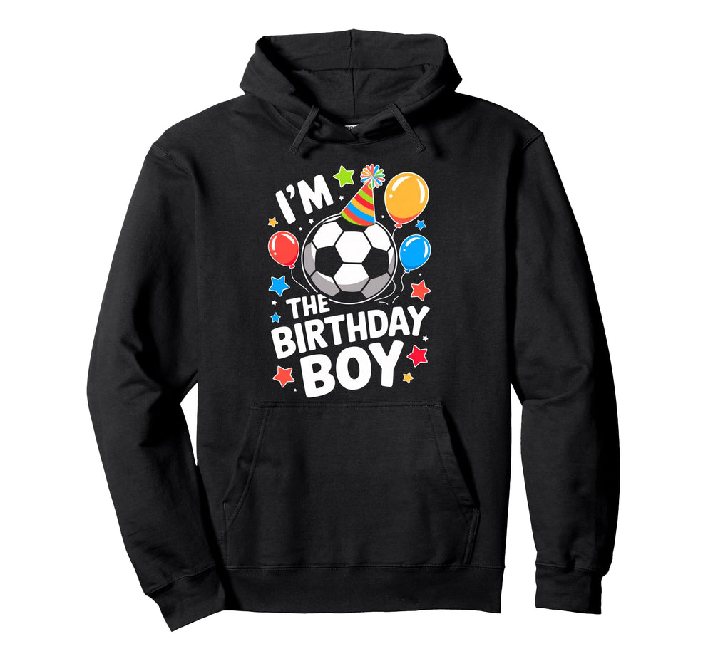 Soccer Birthday Sports Theme Bday Hoodie - Streetwear Style for Adults