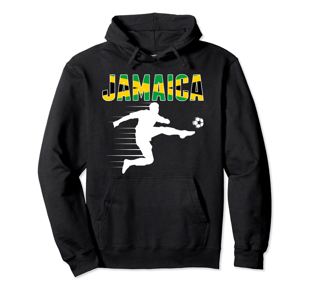 Jamaica Soccer Lovers Jersey Support Hoodie - Streetwear Style Unisex