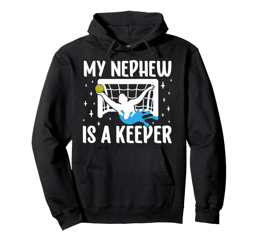 Proud Water Polo Keeper Aunt Water Hoodie - Minimalist Print Men Women