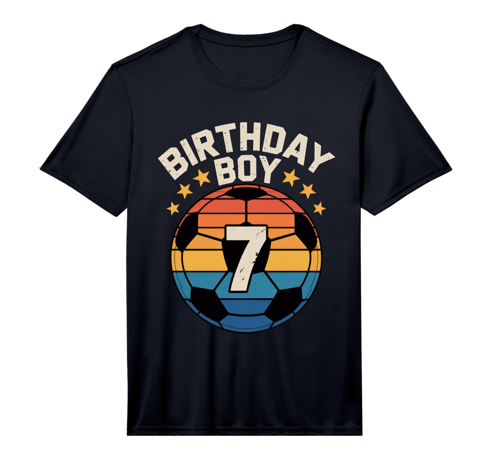 7 Year Old Soccer Player 7Th Birthday T-Shirt - Trendy Graphic for Adults