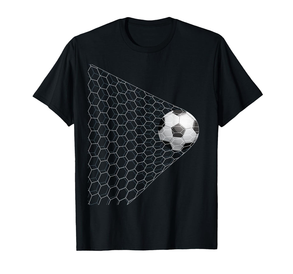 Soccer Ball Player Goal Field T-Shirt - Casual Everyday Wear Men Women