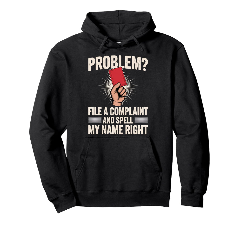 Funny Referee Art Soccer Football Hoodie - Streetwear Style for Adults