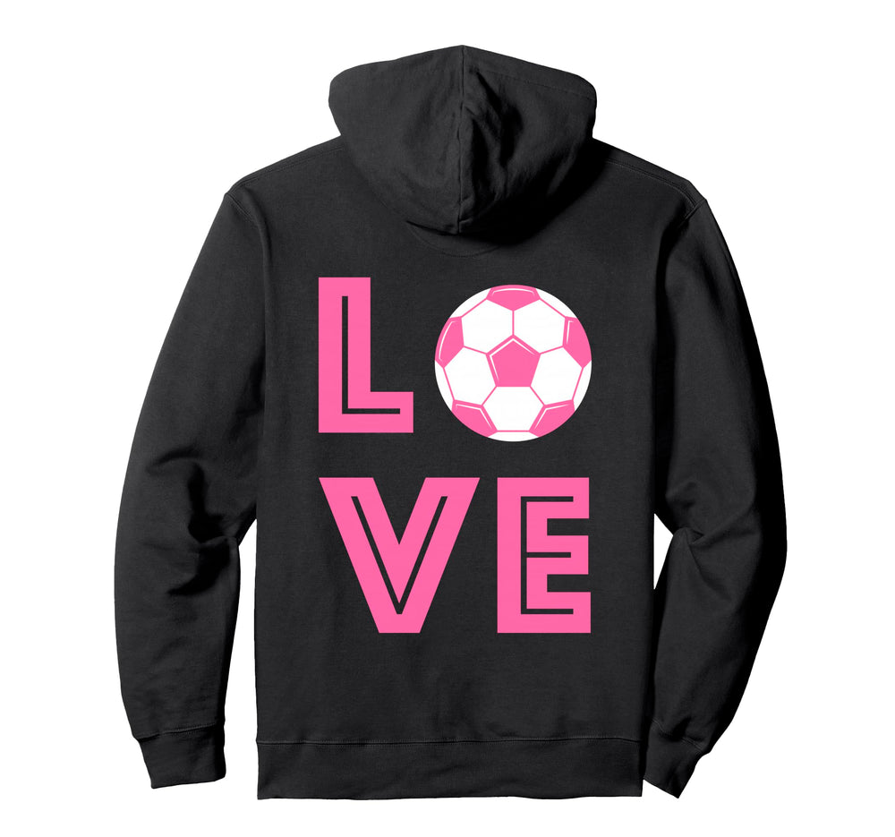 Soccer Heart Love Heartbeat Outfit Hoodie - Trendy Graphic for Adults