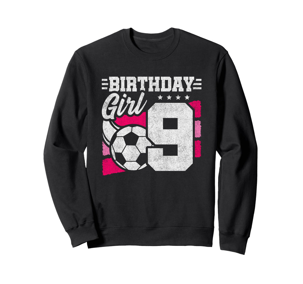 9 Year Old Soccer Birthday 9Th Sweatshirt - Casual Everyday Wear Men Women