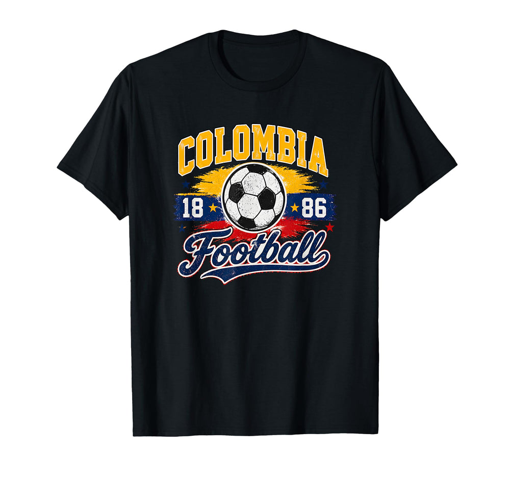 Colombia Football Tradition 1886 T-Shirt - Custom Art Print for Adults