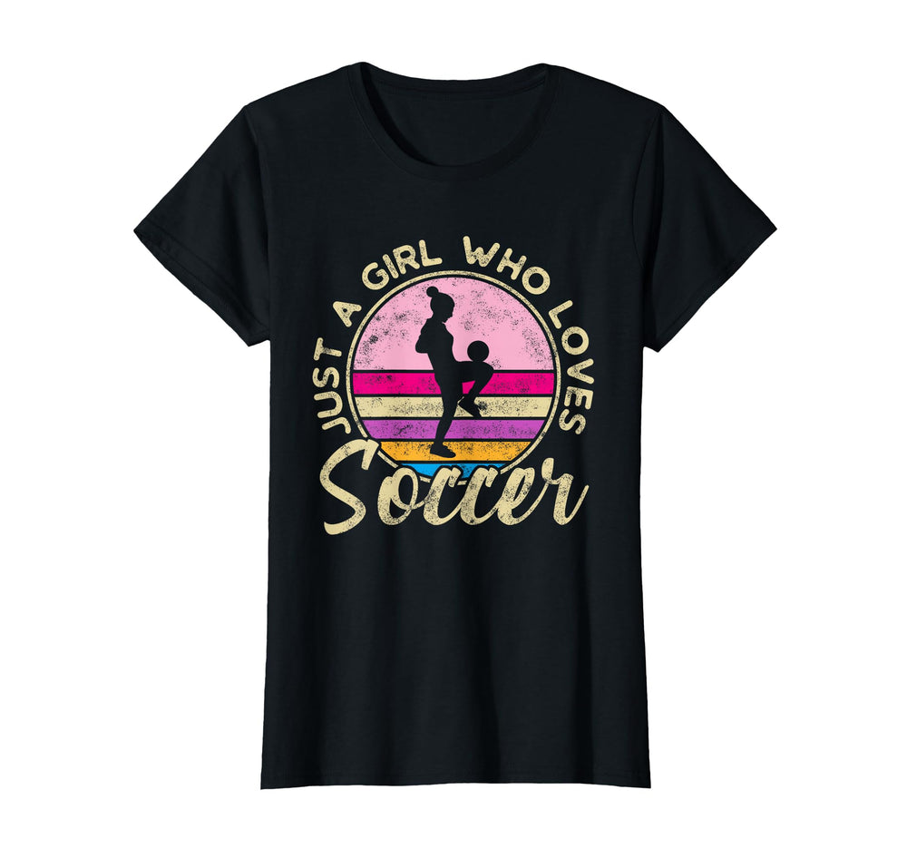 Just Who Loves Soccer Soccer T-Shirt - Fun Novelty Design Unisex