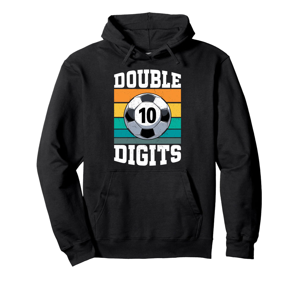 Double Digits Birthday Decoration Hoodie - Casual Everyday Wear Men Women