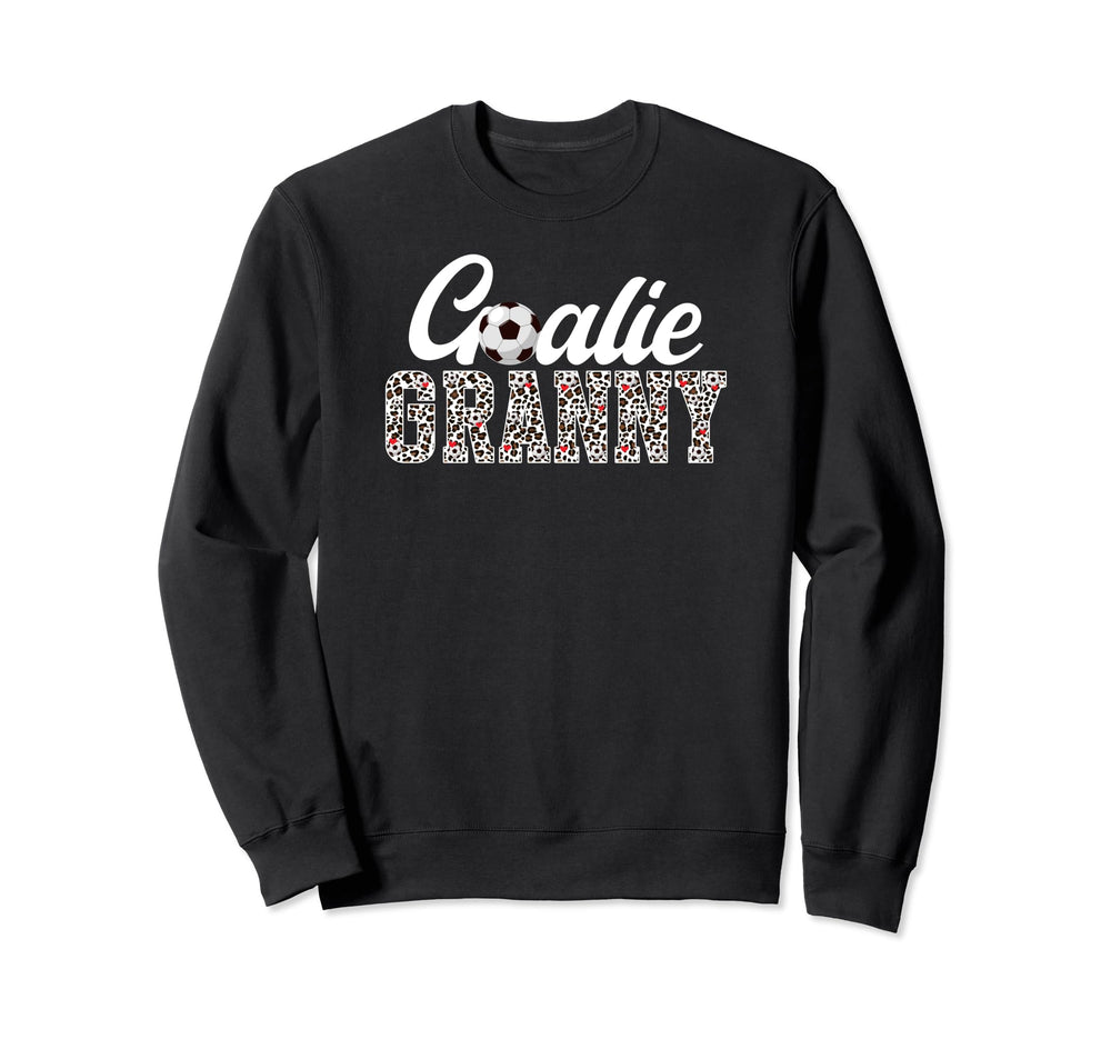 Soccer Goalie Granny Leopard Sweatshirt - Aesthetic Graphic for Adults