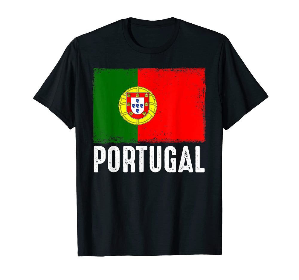 Portugal Flag Football Fan Soccer Team T-Shirt - Streetwear Style Unisex
