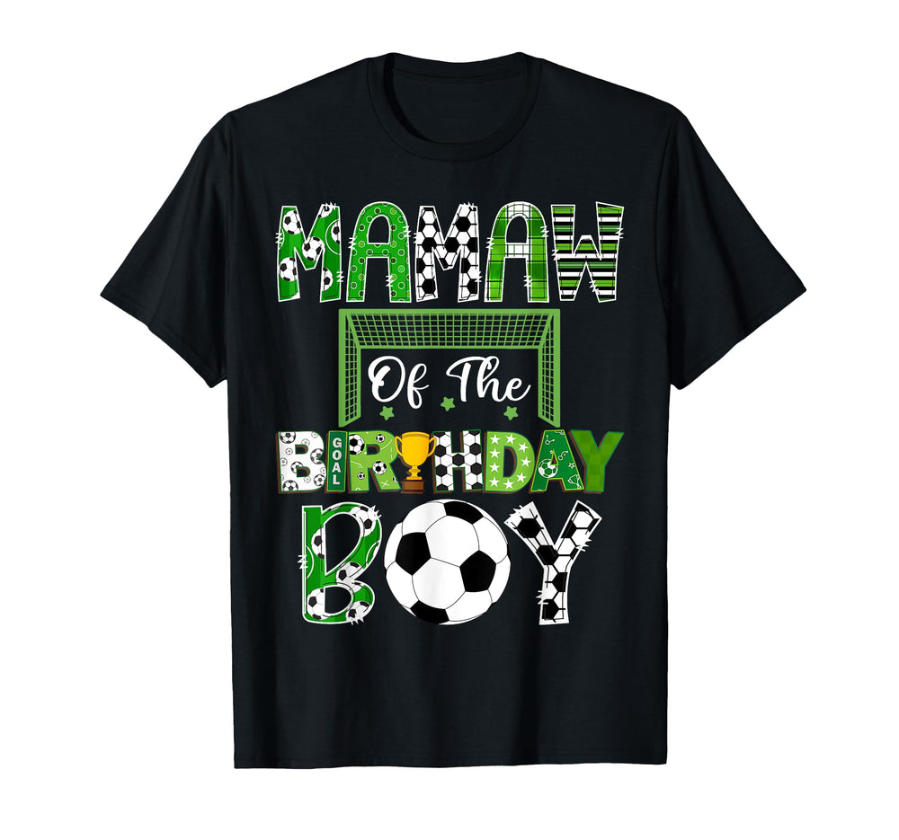 Mamaw Birthday Soccer Lover Game Day T-Shirt - Minimalist Print Unisex