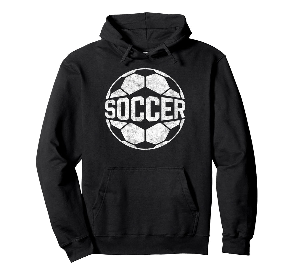 Soccer Football Ball Soccer Player Hoodie - Streetwear Style for Adults