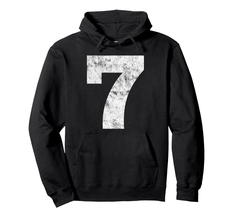 7 Jersey Uniform Varsity Sports Number Hoodie - Streetwear Style Unisex