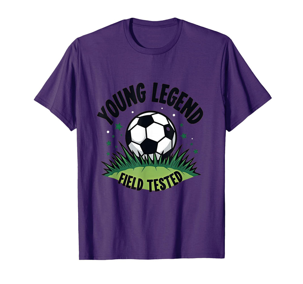 Young Legend Field Tested Soccer T-Shirt - Minimalist Print Men Women