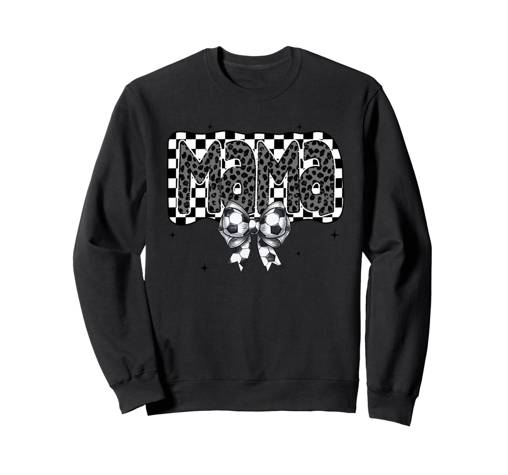 Soccer Mama Coquette Checkered Sweatshirt - Casual Everyday Wear Men Women