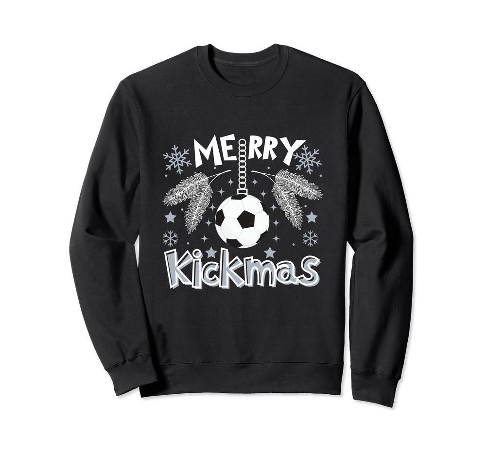 Soccer Goalkeeper Holiday Santa Sweatshirt - Fun Novelty Design Men Women