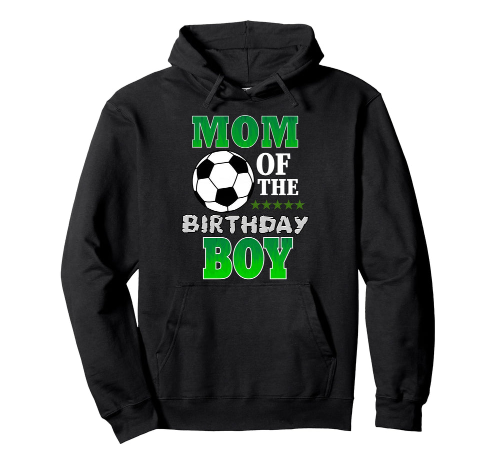 Mom Birthday Soccer Stars Outfit Hoodie - Trendy Graphic for Adults