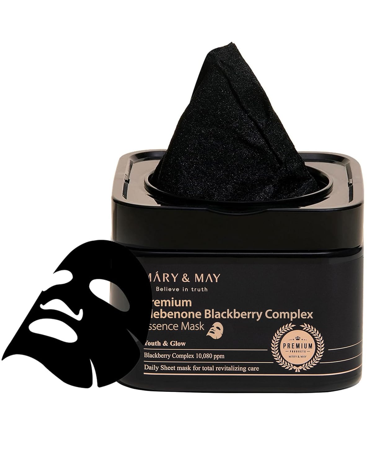 Mary & May Premium Idebenone Blackberry Complex Essence Mask - Snipetell