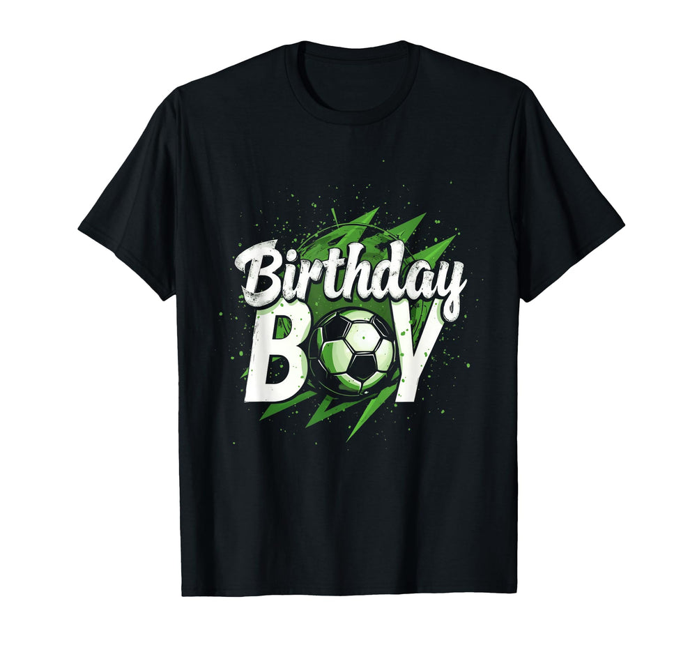 Birthday Soccer Birthday T-Shirt - Streetwear Style Men Women
