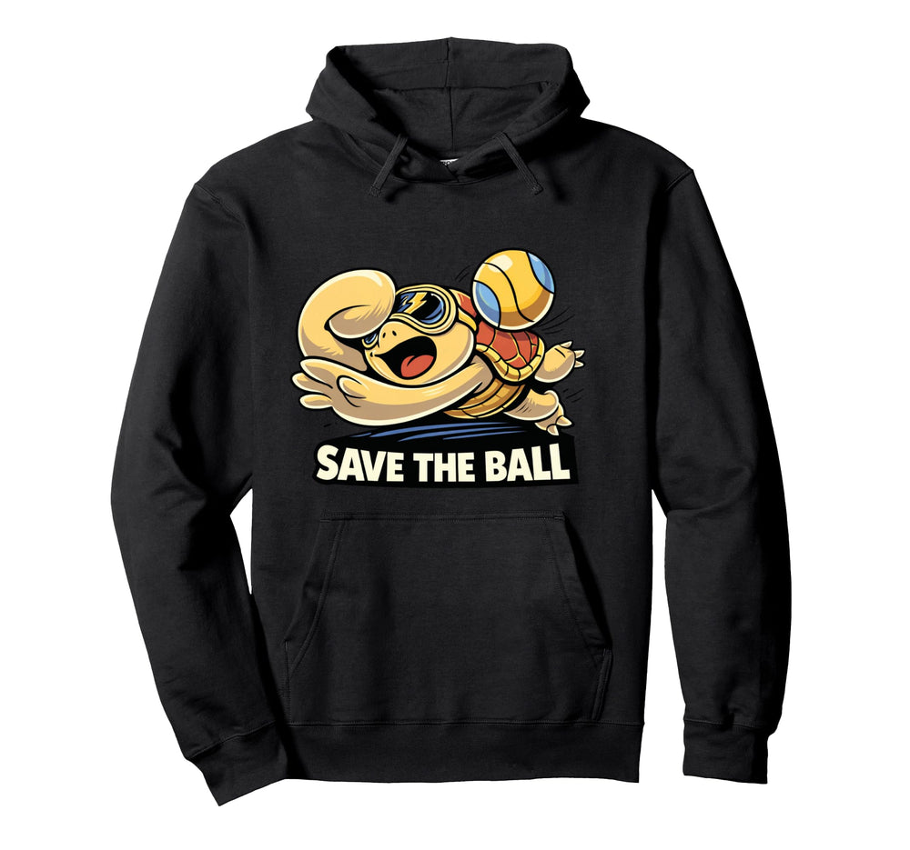 Funny Goalkeeper Turtle Save Ball Hoodie - Casual Everyday Wear Men Women