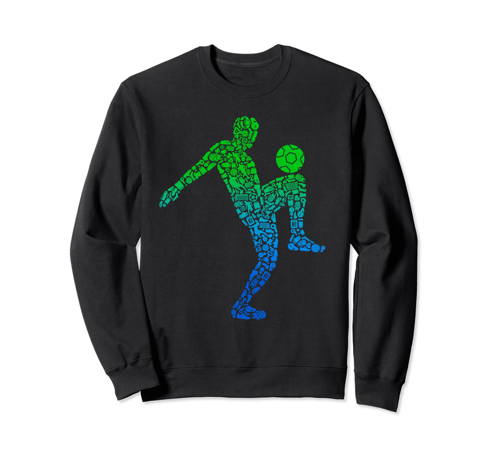 Soccer Team Futbol Game Soccer Sweatshirt - Casual Everyday Wear Unisex