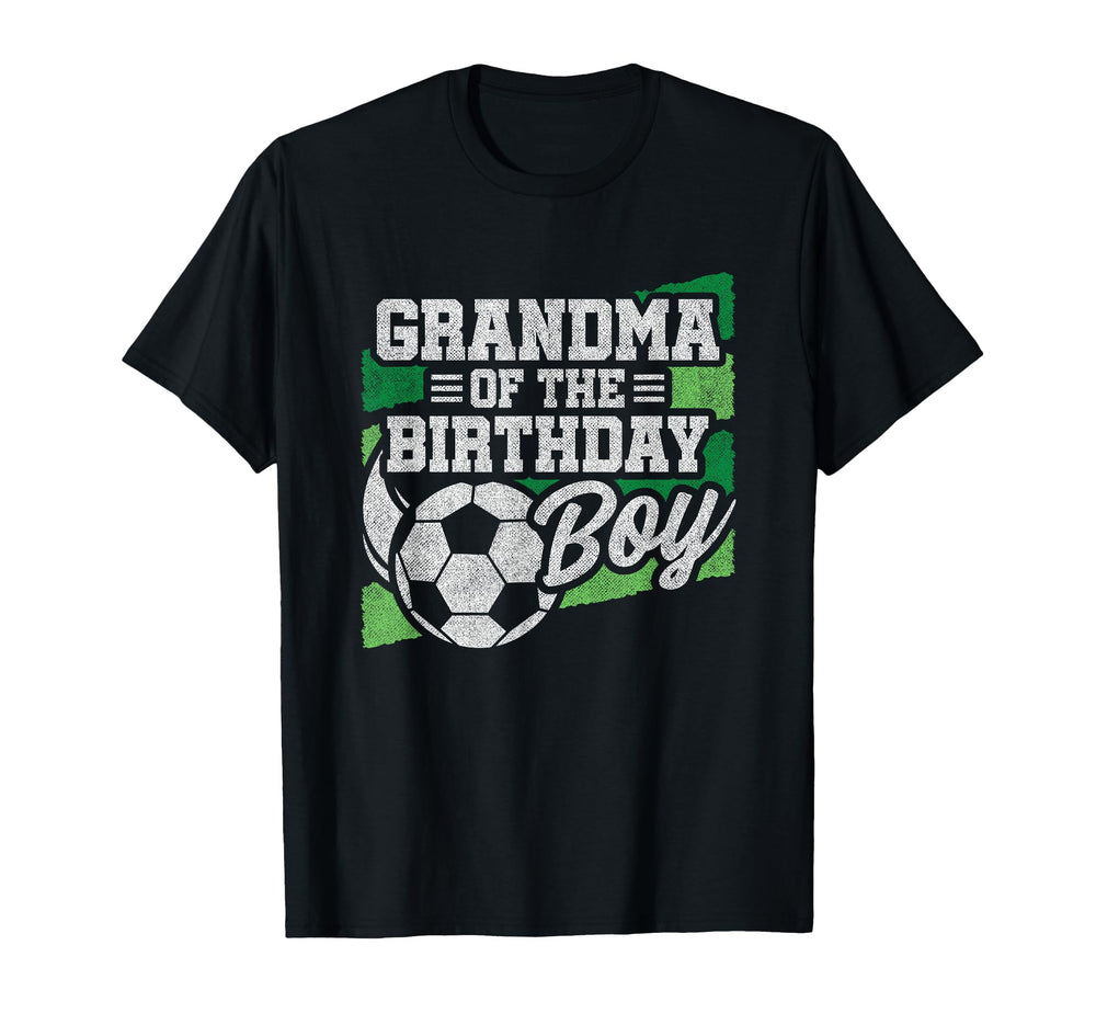 Birthday Grandma Soccer Birthday Soccer T-Shirt - Unique Graphic Men Women