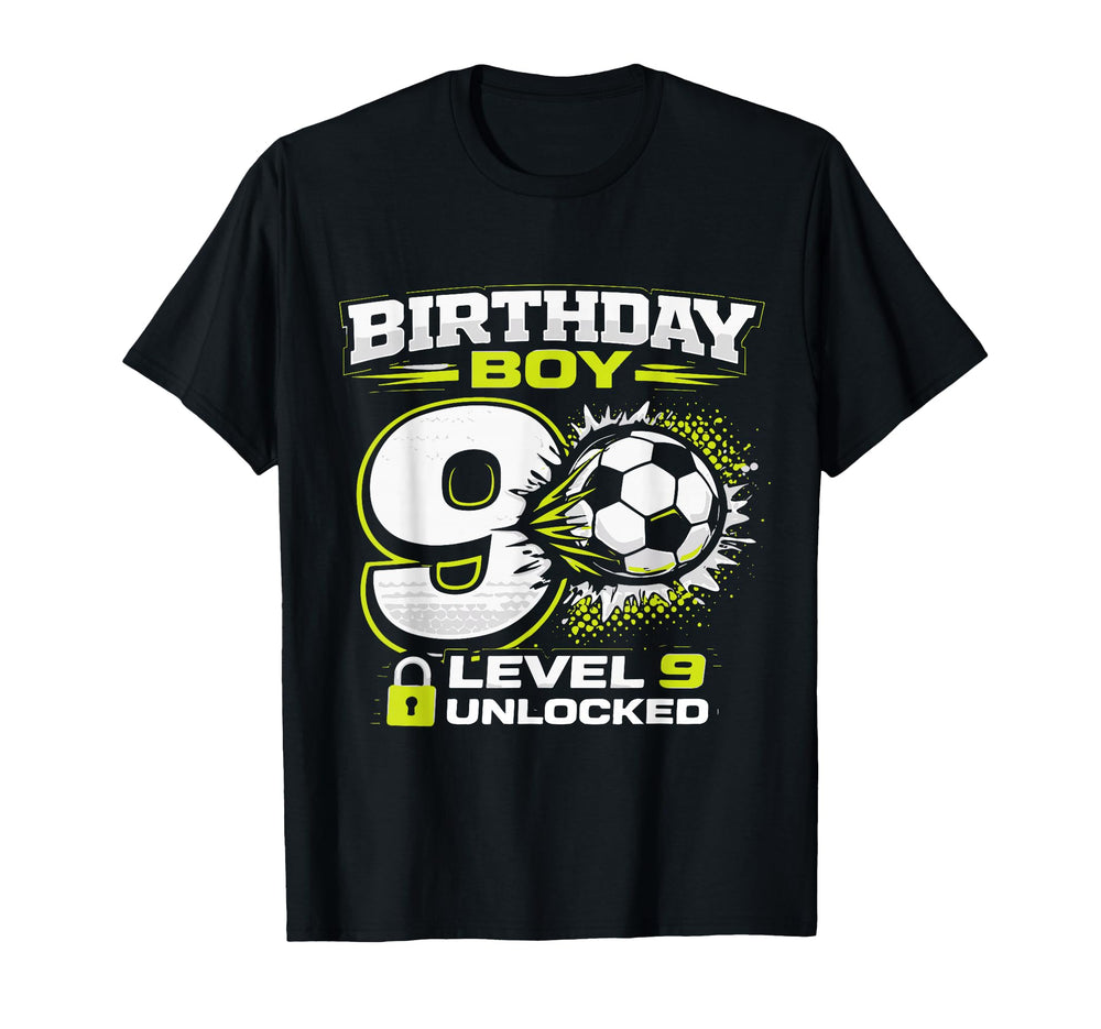 Bruh Its My 9Th Birthday Soccer T-Shirt - Fun Novelty Design Men Women
