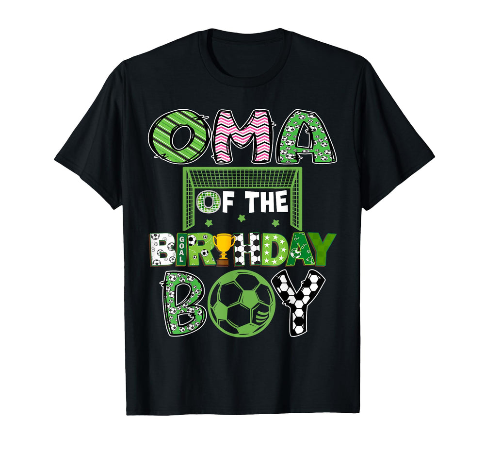 Oma Birthday Soccer Player Birthday T-Shirt - Custom Art Print for Adults