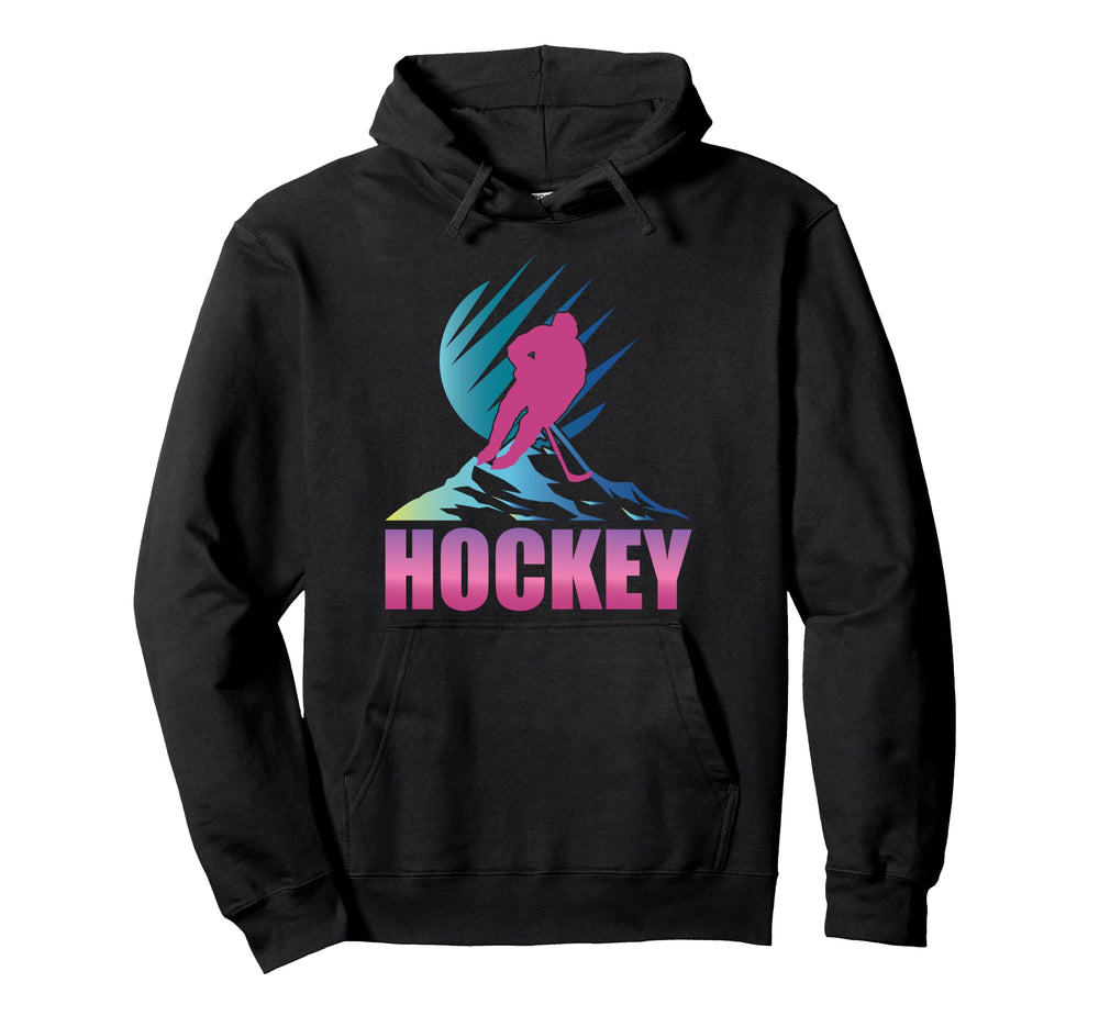 Ice Hockey Goalie 80S 90S Hoodie - Casual Everyday Wear Men Women