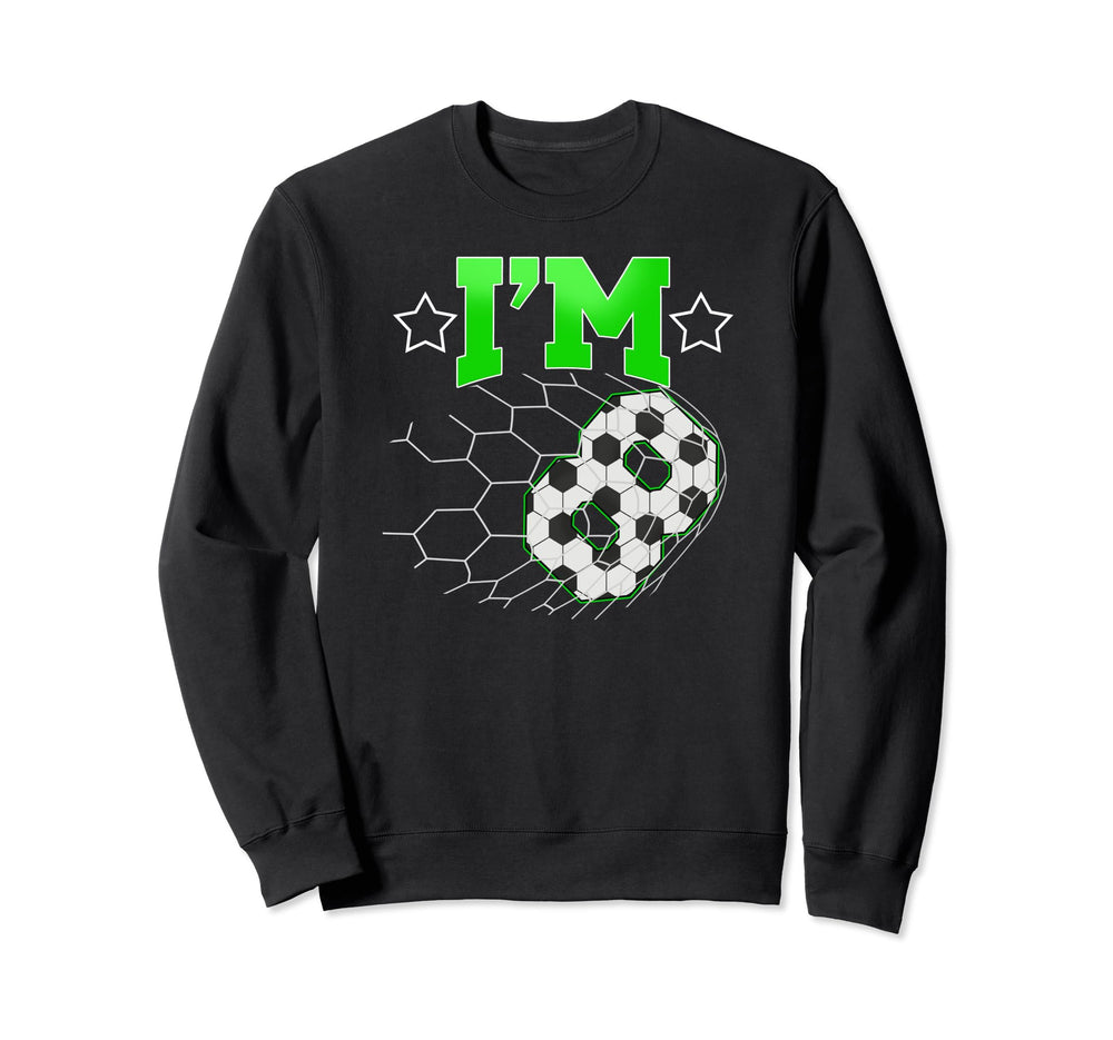 8Th Birthday Party Soccer 8 Year Old Sweatshirt - Unique Graphic Men Women
