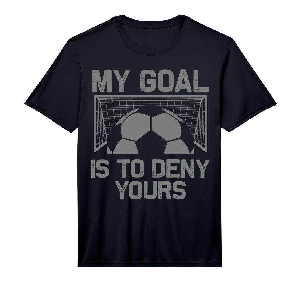 Soccer Goalie Art Gag Soccer T-Shirt - Casual Everyday Wear Men Women