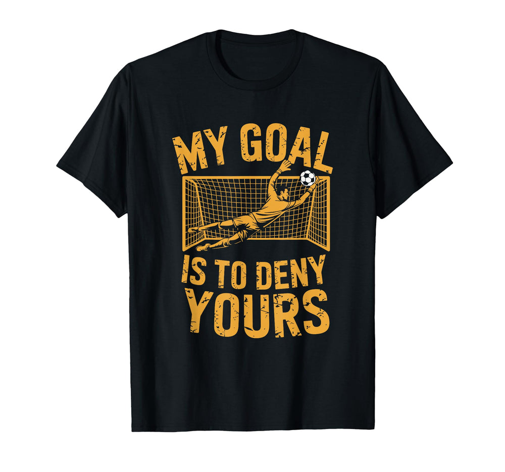 Coach Soccer Player Goal Keeper T-Shirt - Casual Everyday Wear for Adults