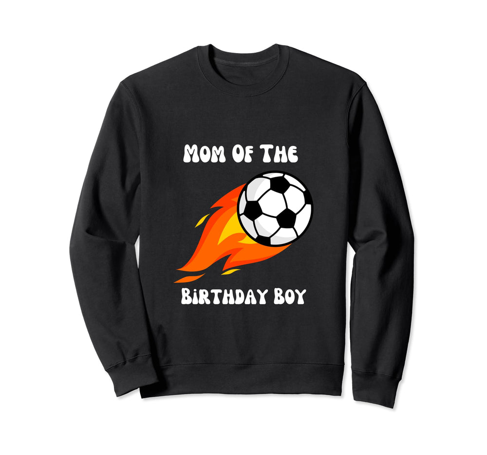 Soccer Birthday Birthday Mom Sweatshirt - Custom Art Print for Adults
