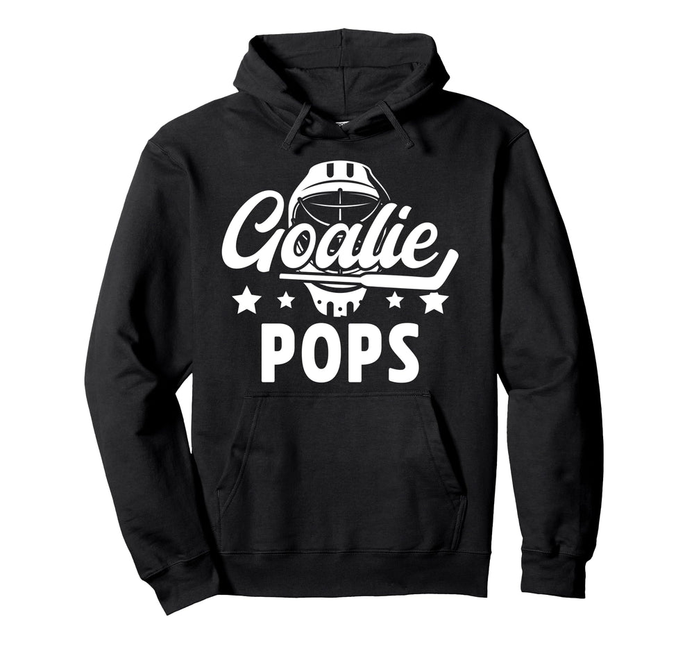 Ice Hockey Goalie Pops Ice Hockey Hoodie - Custom Art Print Men Women