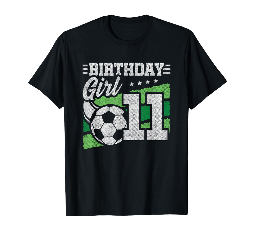 Soccer Birthday Party 11 Year Old 11Th T-Shirt - Unique Graphic Men Women