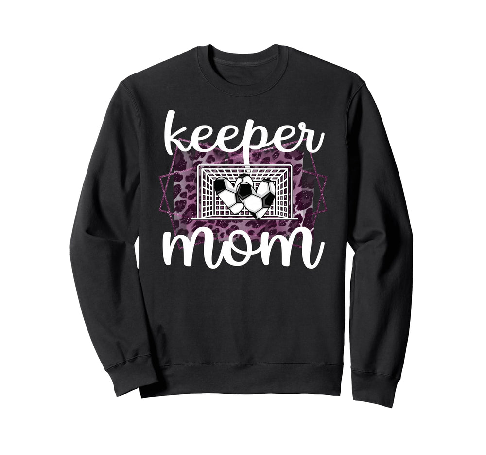 Proud Soccer Goalkeeper Mom Soccer Sweatshirt - Graphic Print for Adults