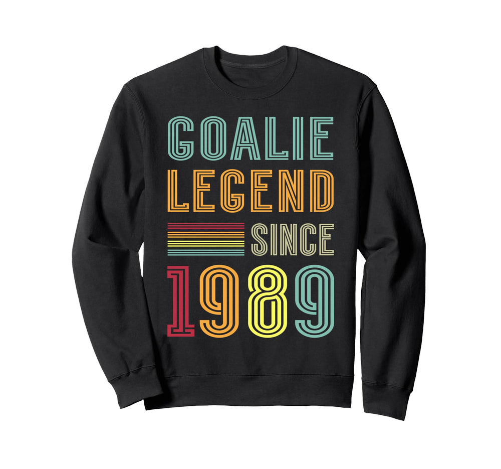 Goalkeeper Legend 1989 Sports Goal Sweatshirt - Custom Art Print Unisex