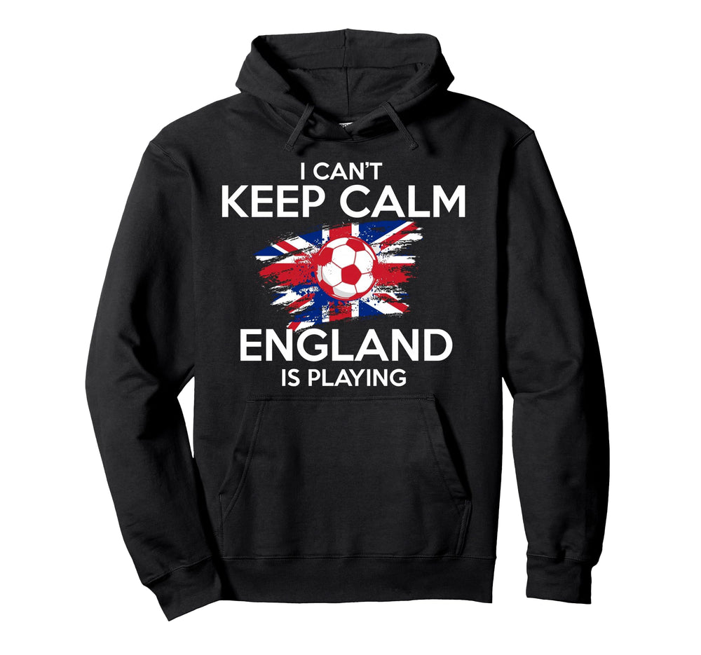 England Soccer Football Game Player Fan Hoodie - Graphic Print Men Women
