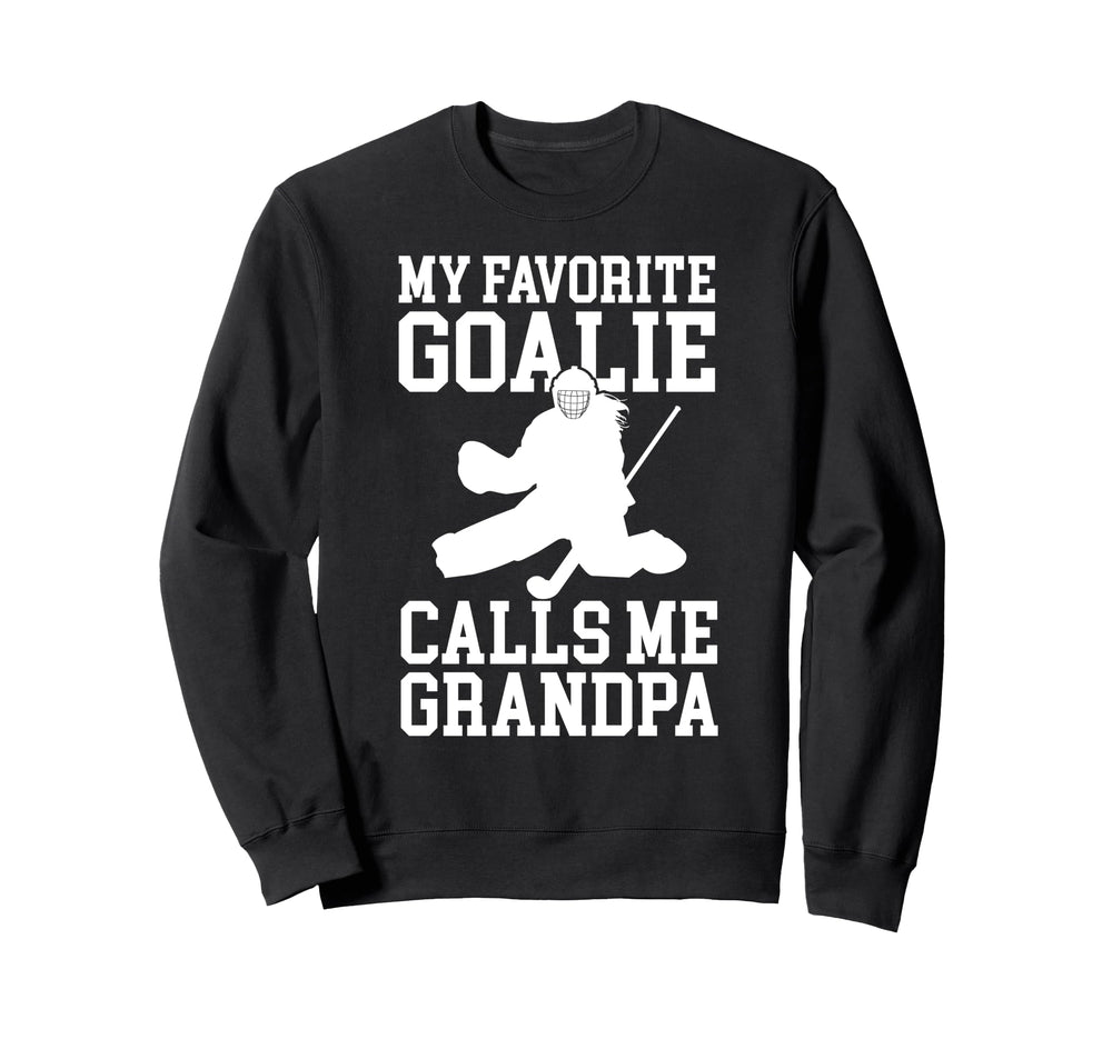 Field Hockey Goalie Grandpa Field Sweatshirt - Novelty Apparel Unisex