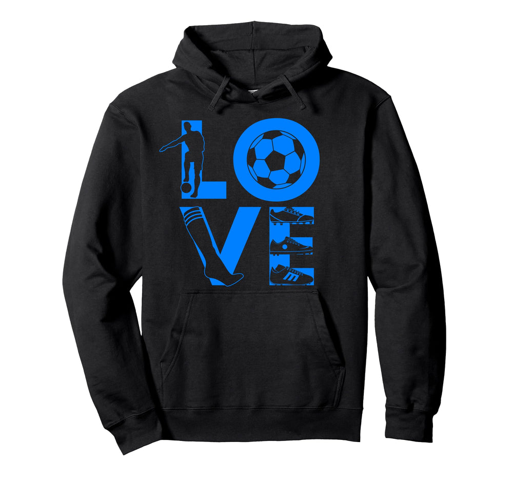 Soccer Love Gift Football Player Teens Hoodie - Streetwear Style Men Women
