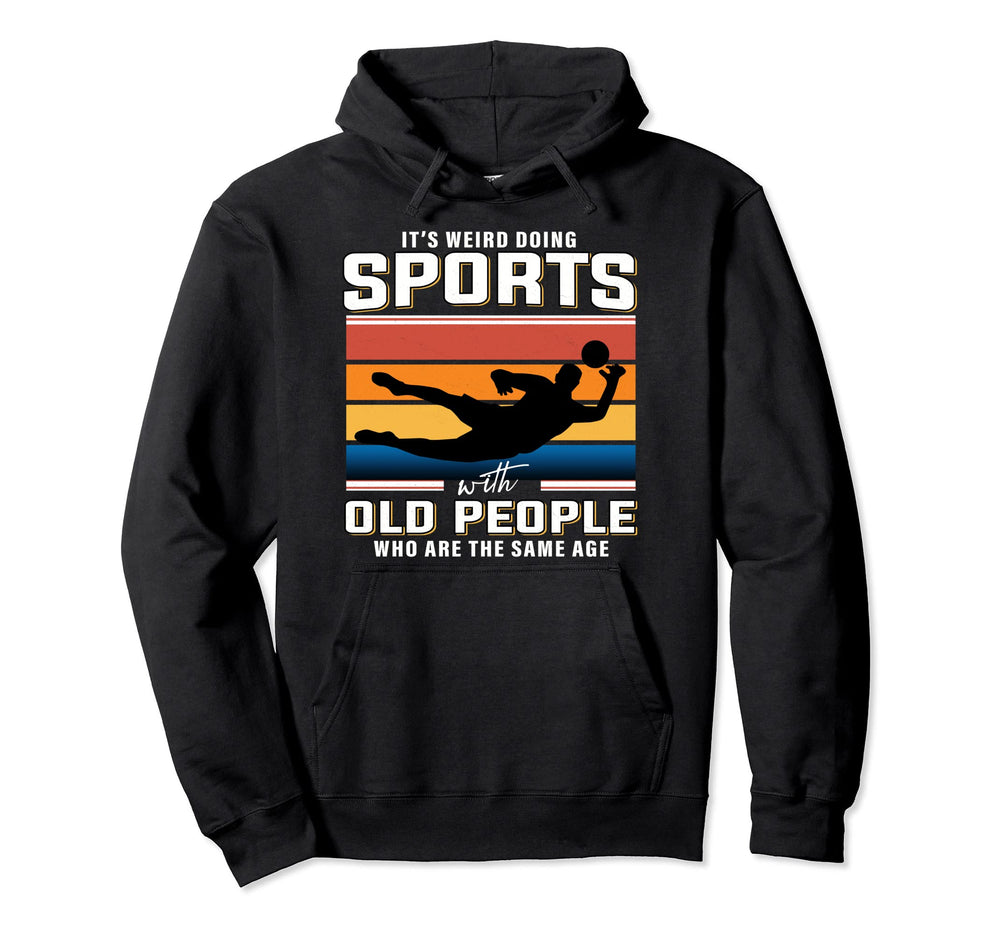 Retire Footballer Soccer Player Retired Hoodie - Minimalist Print Unisex