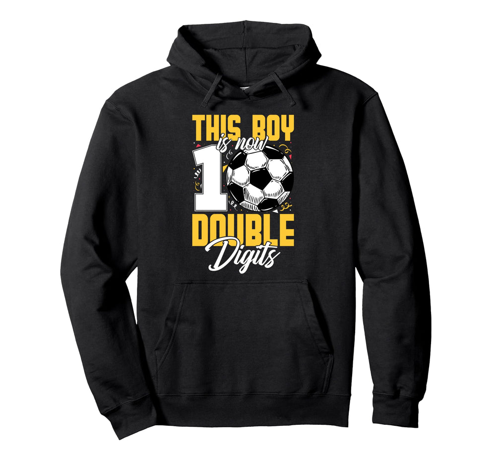This Now 10 Double Digits Soccer 10 Hoodie - Trendy Graphic Men Women