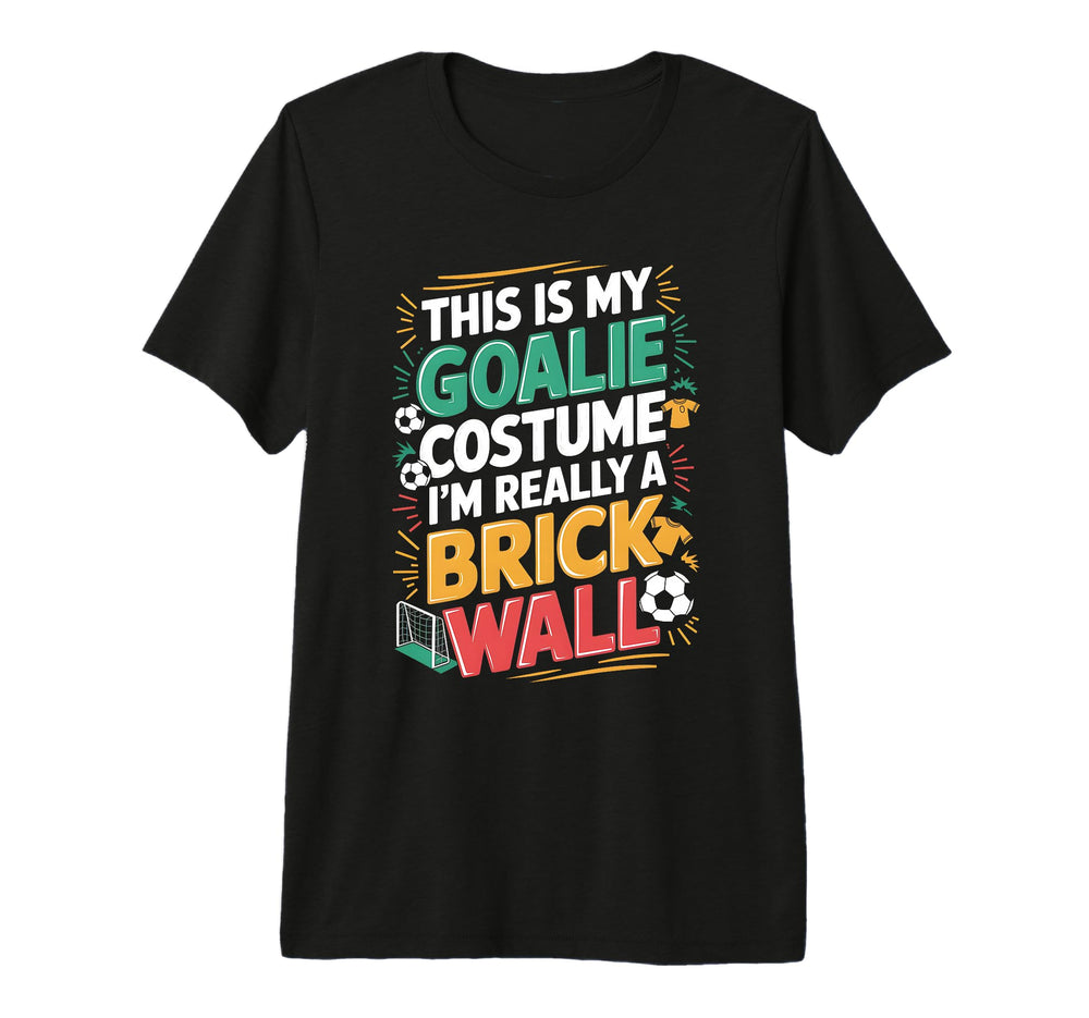 This Is My Goalie Costume Im Really T-Shirt - Minimalist Print Men Women