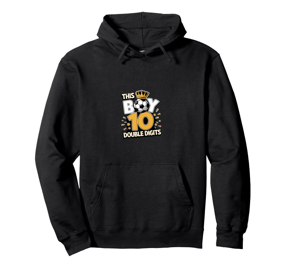 This Now 10 Double Digits Soccer 10 Years Hoodie - Streetwear Style Unisex