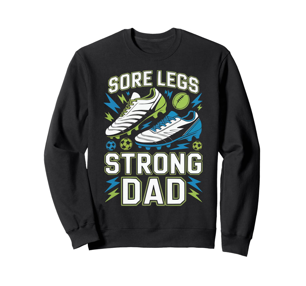 Soccer Player Soccer Dad Kick Sweatshirt - Minimalist Print Men Women