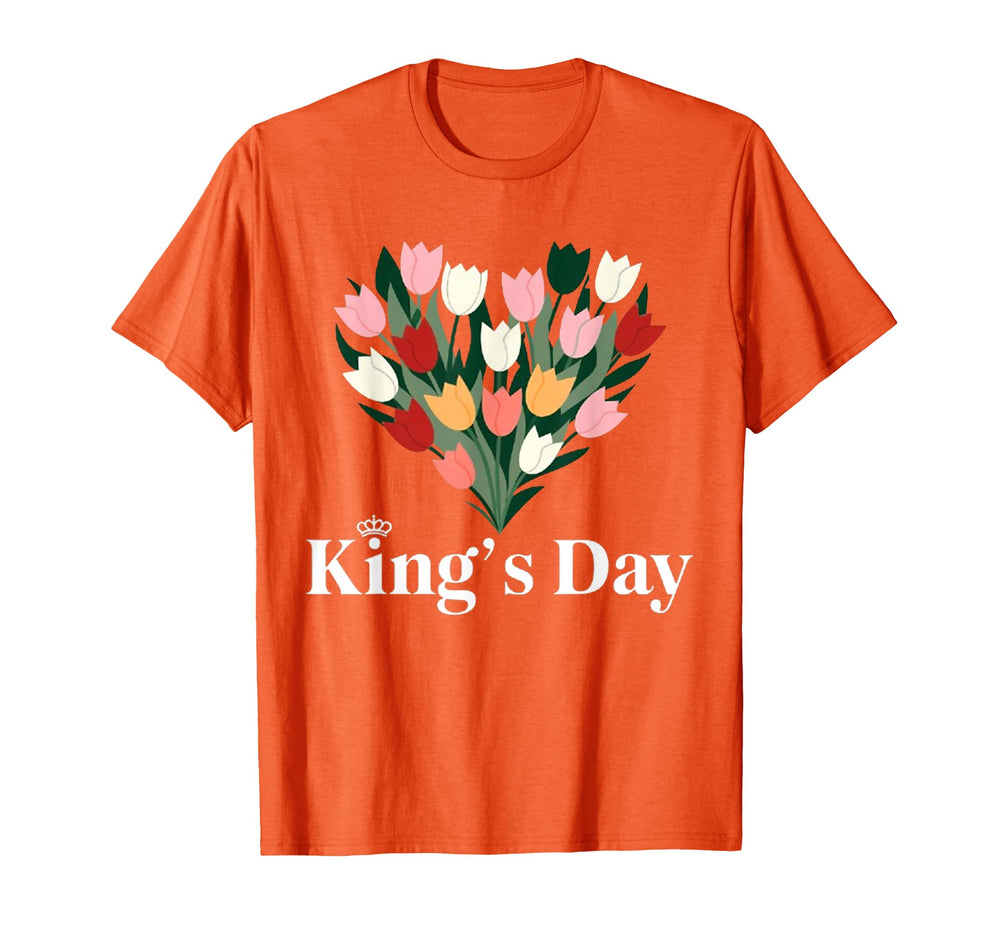 Koningsdag Netherlands 2025 Crown T-Shirt - Minimalist Print Men Women