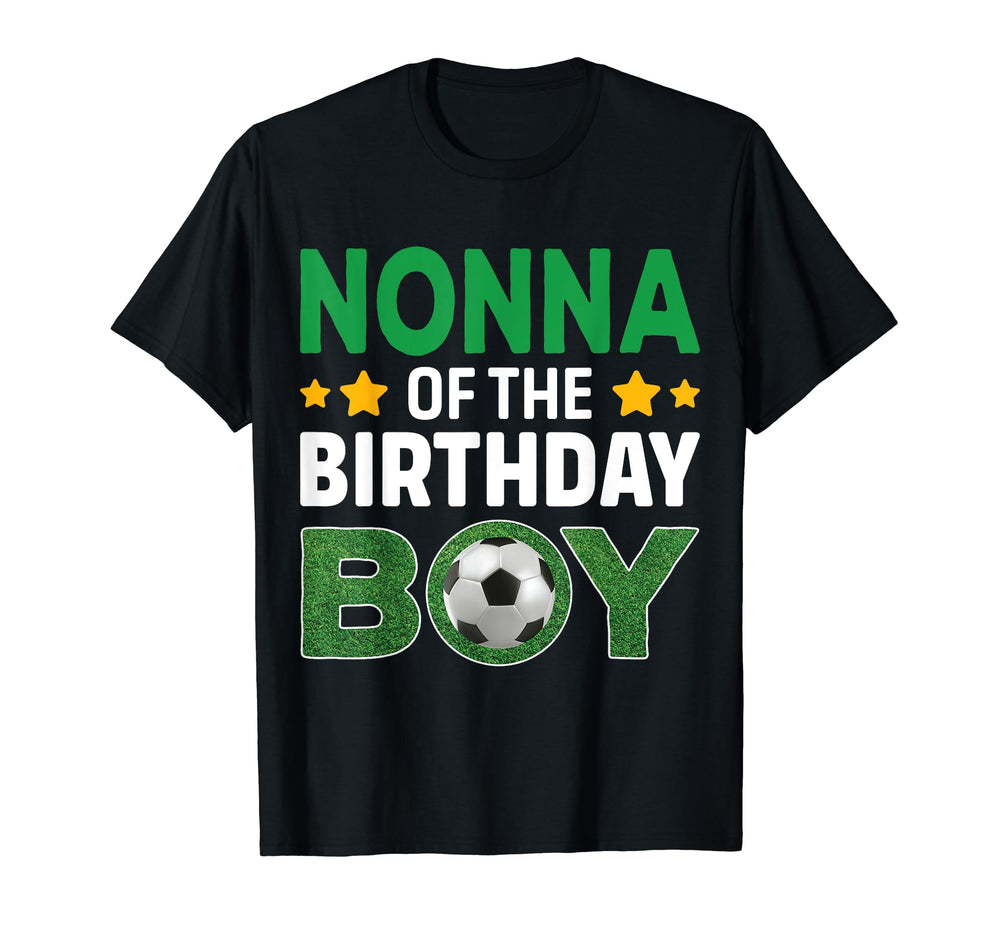 Nonna Birthday Soccer Birthday T-Shirt - Aesthetic Graphic for Adults