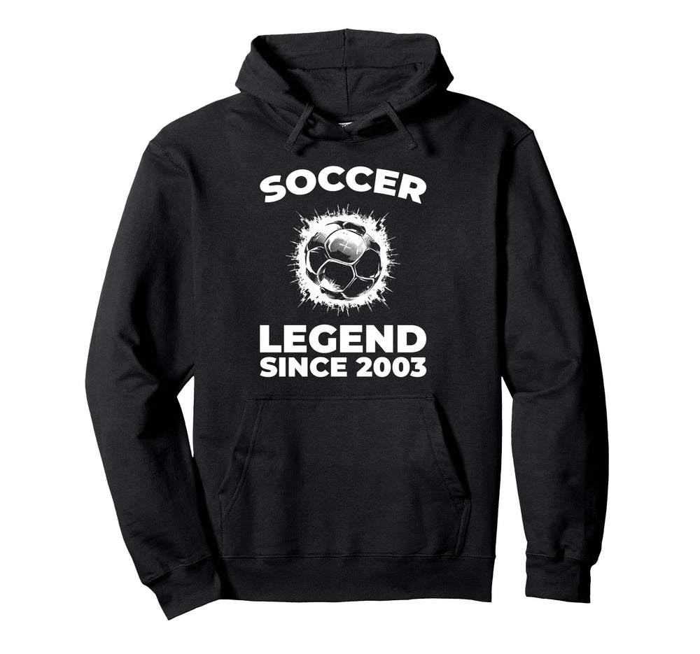 Born 2003 Team Player Sports Soccer Hoodie - Unique Graphic Men Women