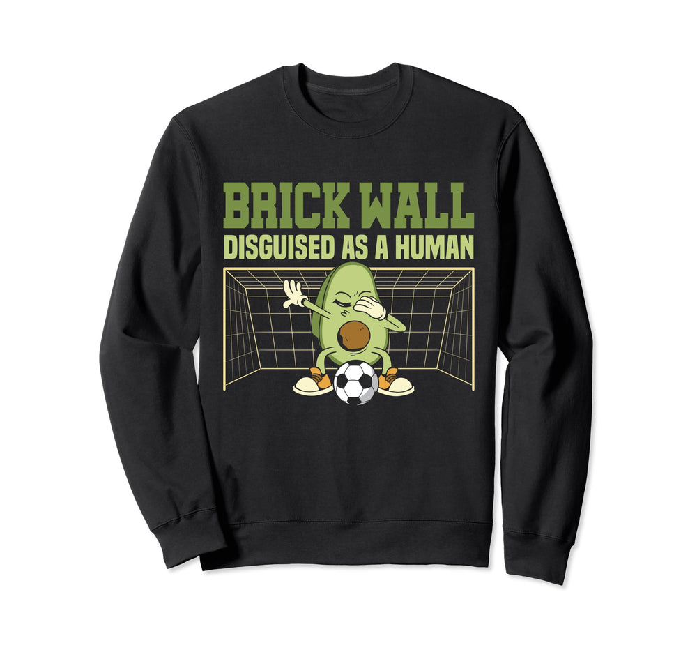Avocado Goalie Brick Wall Sweatshirt - Streetwear Style for Adults