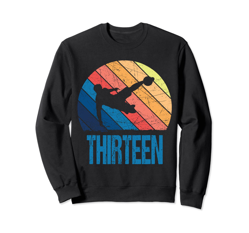13Th Birthday Soccer 13 Years Old Sweatshirt - Custom Art Print for Adults